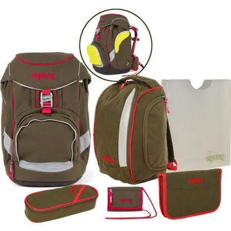 ergobag PACK Schulrucksack-Set Arriba Arribär
