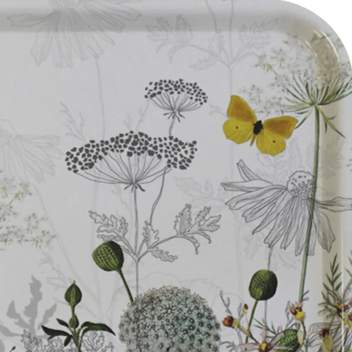 Plateau bois multicolore 33X43 Garnier Thiebaut