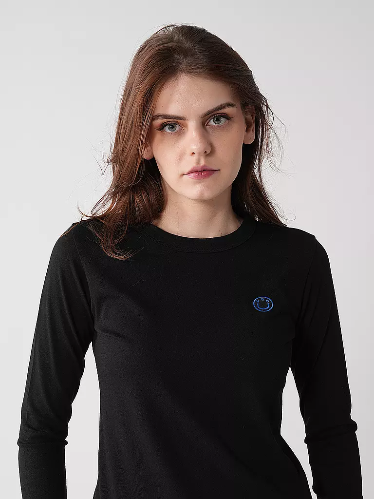 HUGO Langarmshirt DALIRIA schwarz