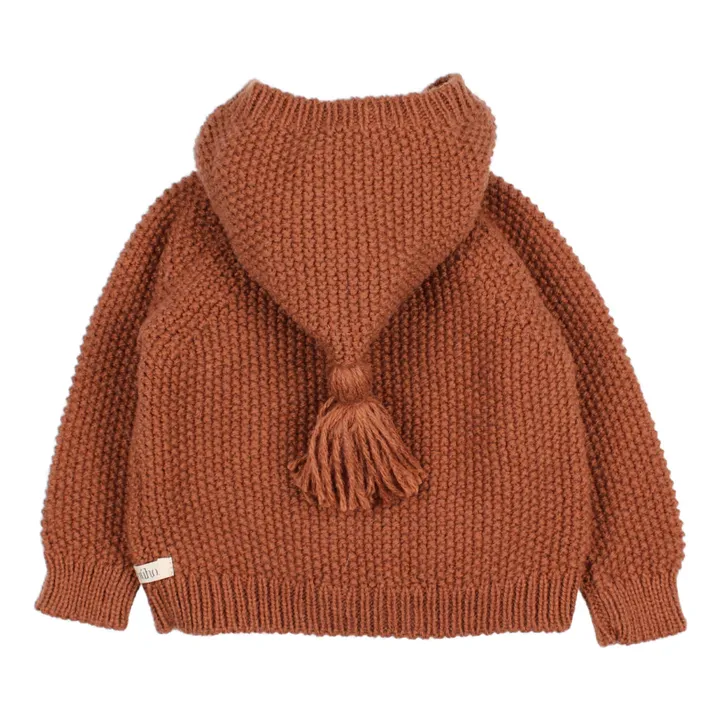 Búho Cardigan à Capuche | Caramel