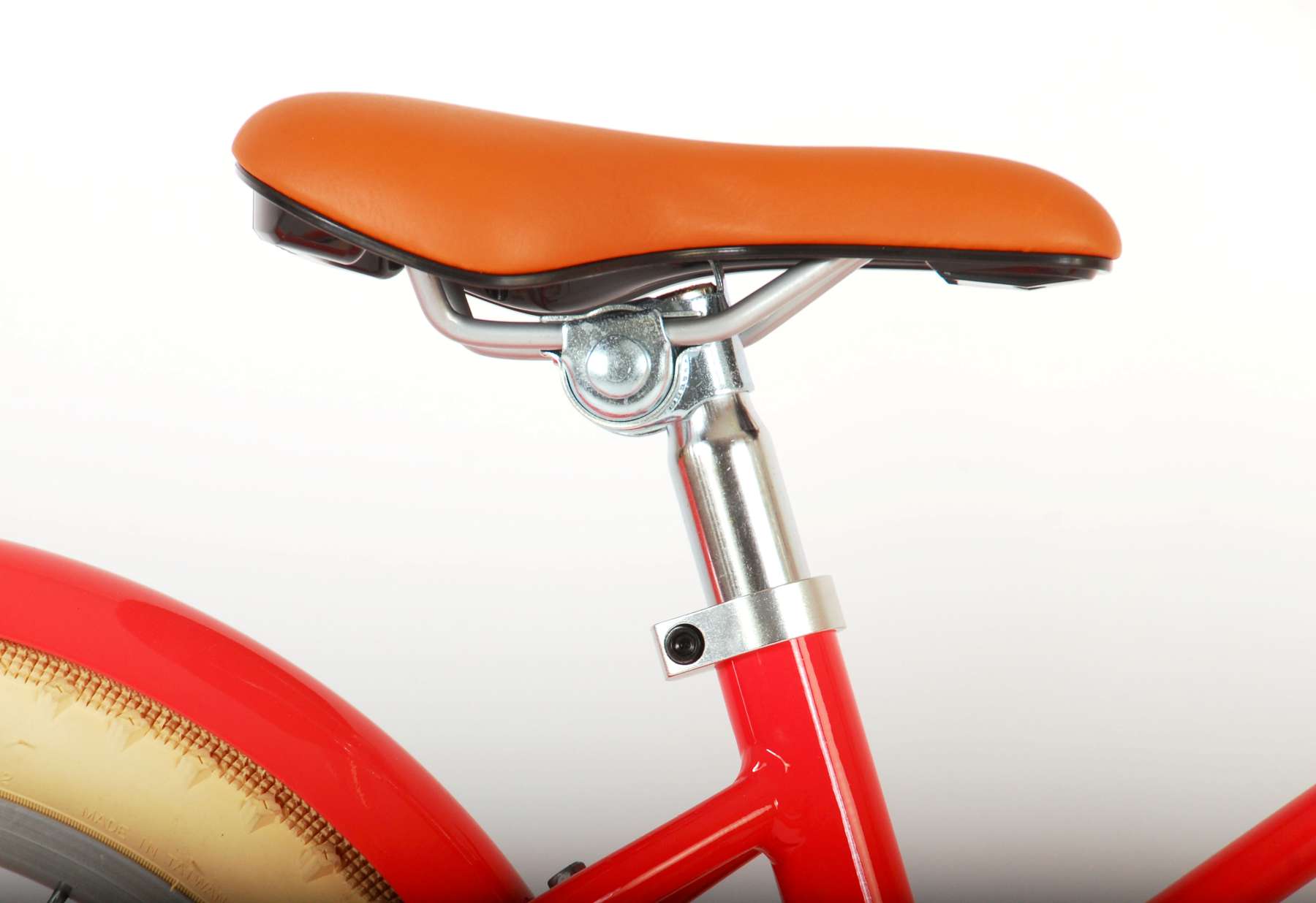 TPFSports Melody Kinderfahrrad - Mädchen - 18 Zoll - 2 Handbremsen - Beige