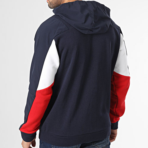 Veste Zippée Tricolore HY5935 Bleu Marine