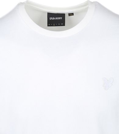Lyle and Scott T-shirt Plain Wit TS400TON-626 kopen