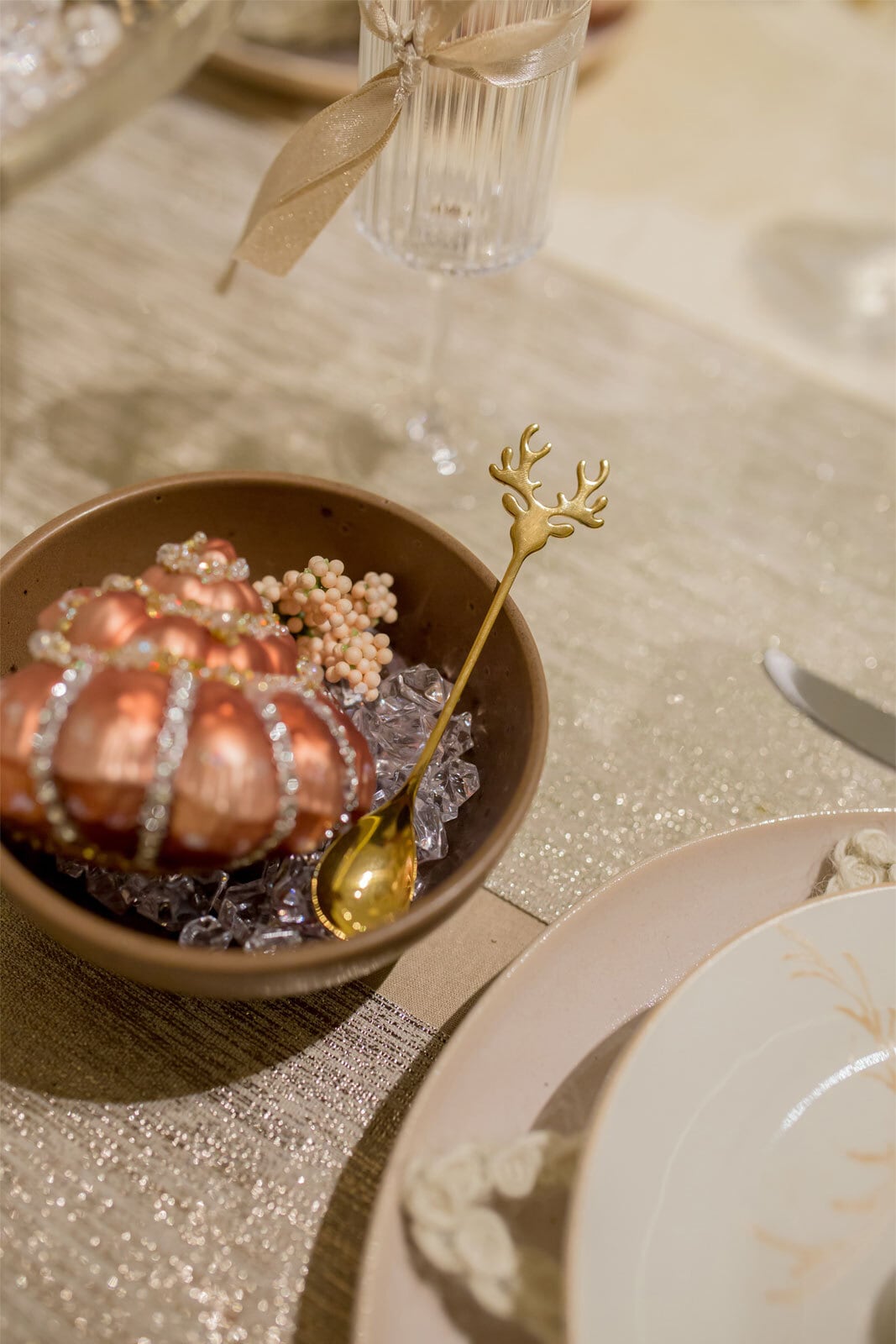 Teelöffel HIRSCH goldfarbig