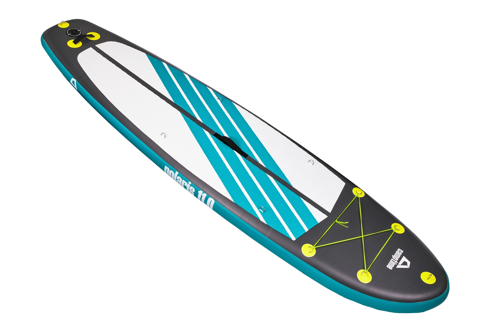 Camptime Polaris 11.0 SUP Set aufblasbares Stand Up Paddling-Board inkl. Paddel und Luftpumpe