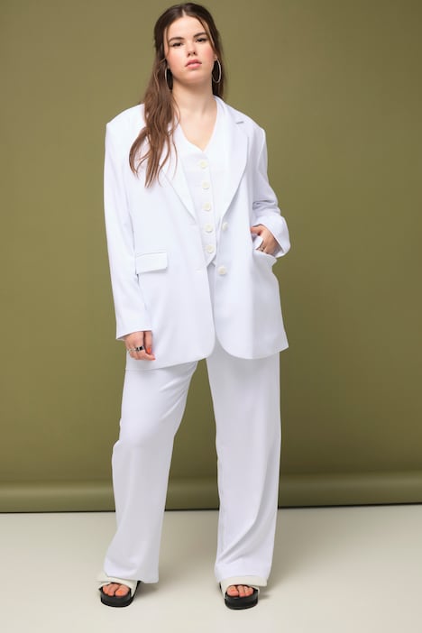 Blazer, oversized, Revers