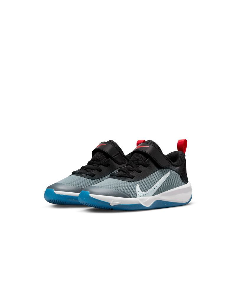 Chaussures Nike Omni Multi-Court Noir & Gris pour enfant