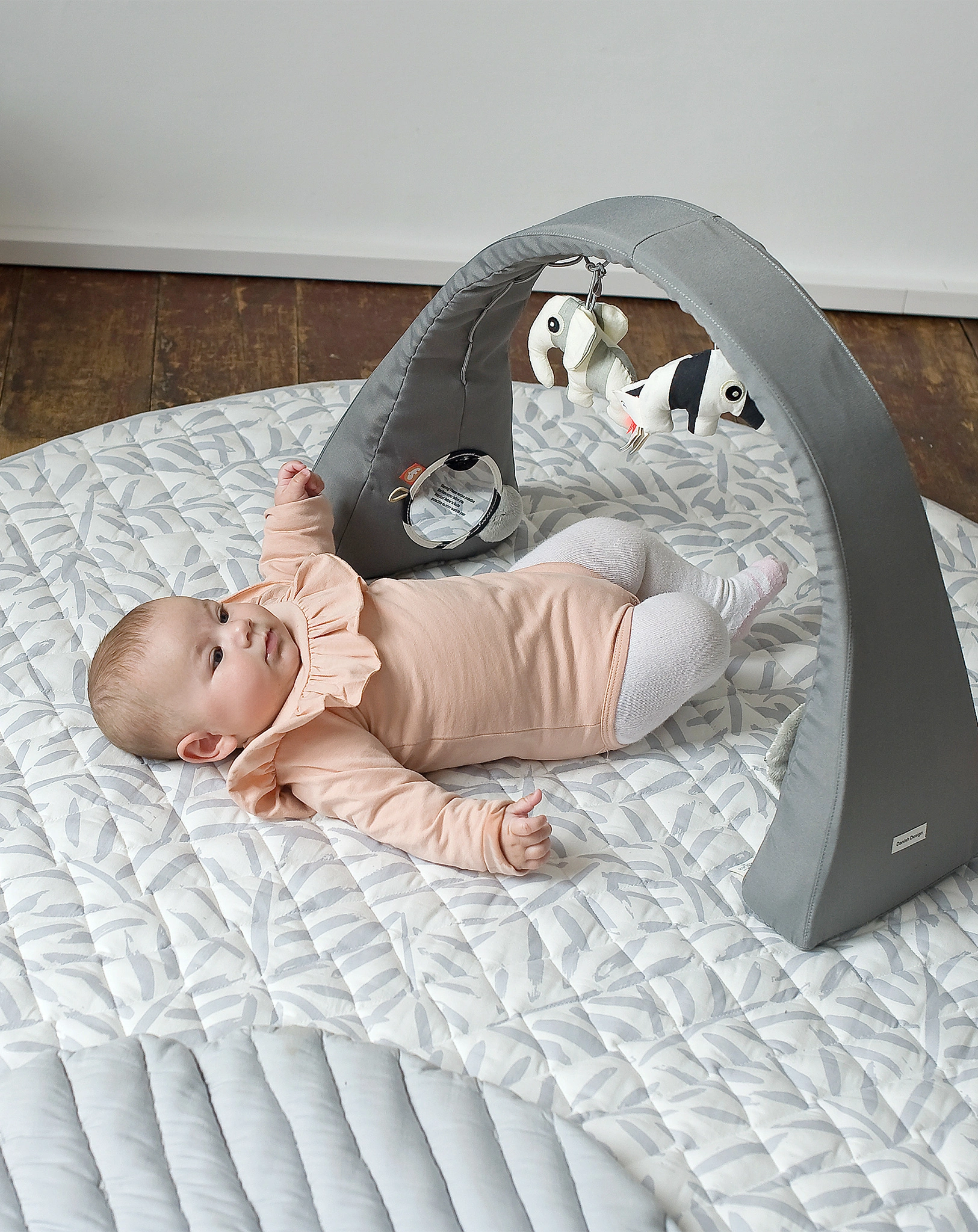 Spielteppich LUXE (128cm) in stone