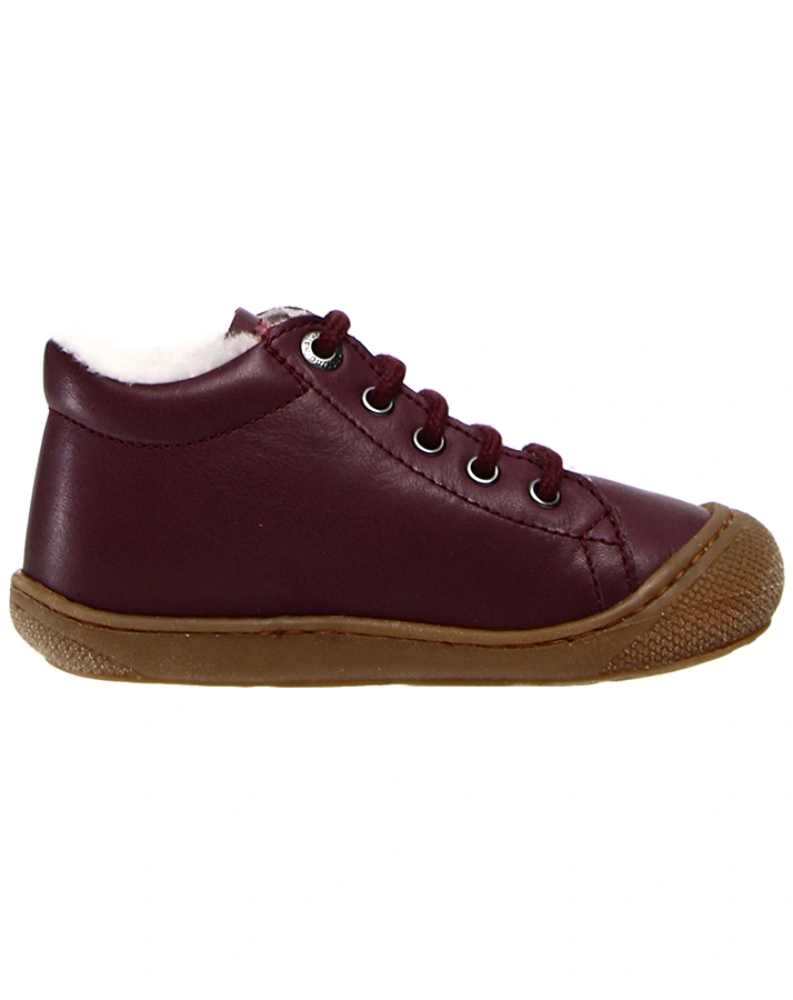 Lauflernschuhe COCOON in bordeauxrot/braun
