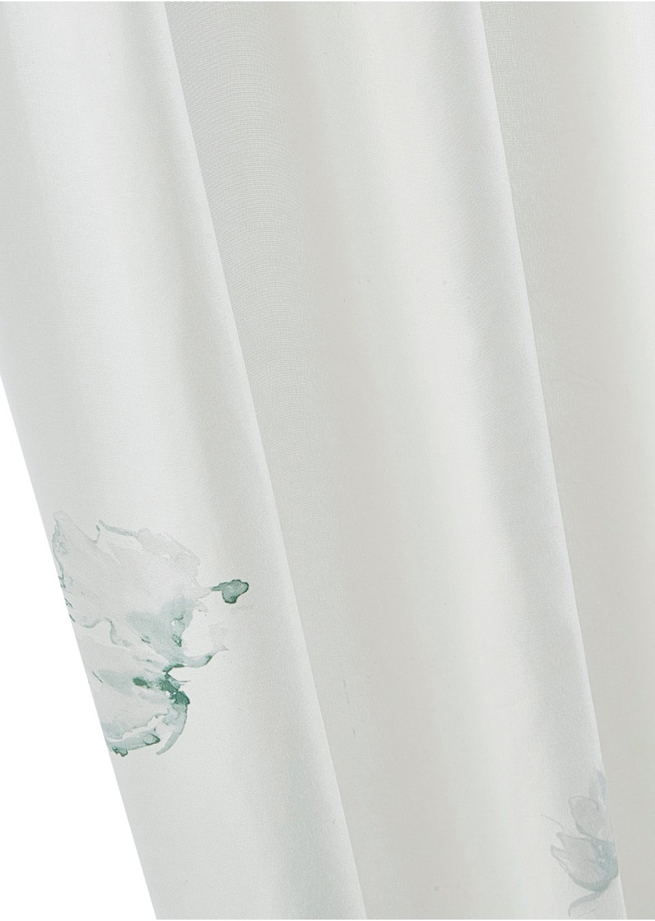 Rideau microfibre à imprimé floral (1 pce)