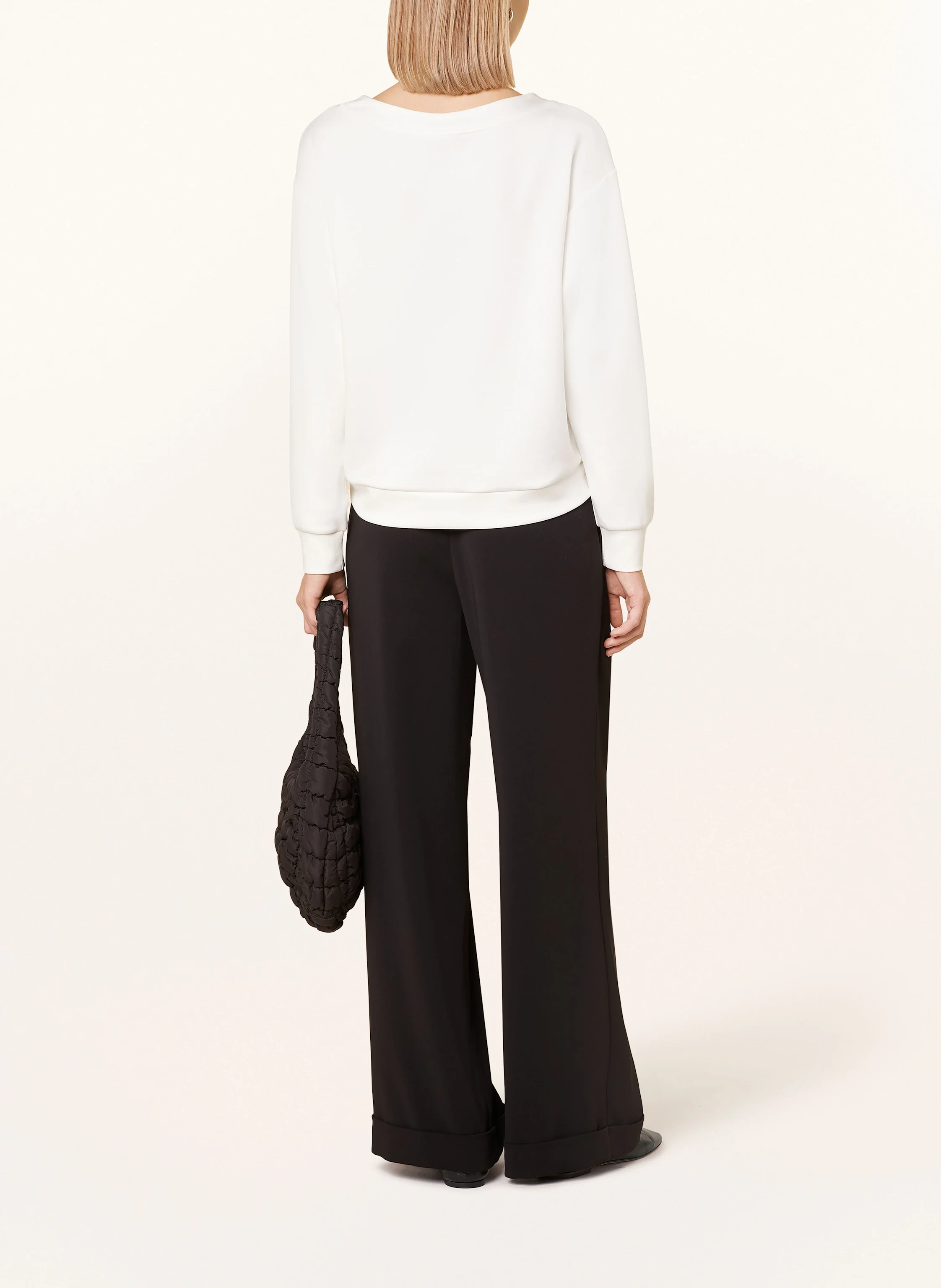monari Sweatshirt mit Schmucksteinen