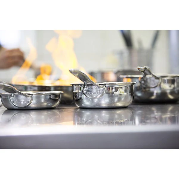 Casserole inox Castel'Pro 18 cm Cristel