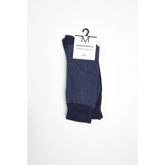 Marcmarcs-2-pack sokken micro strepen - MarcMarcs