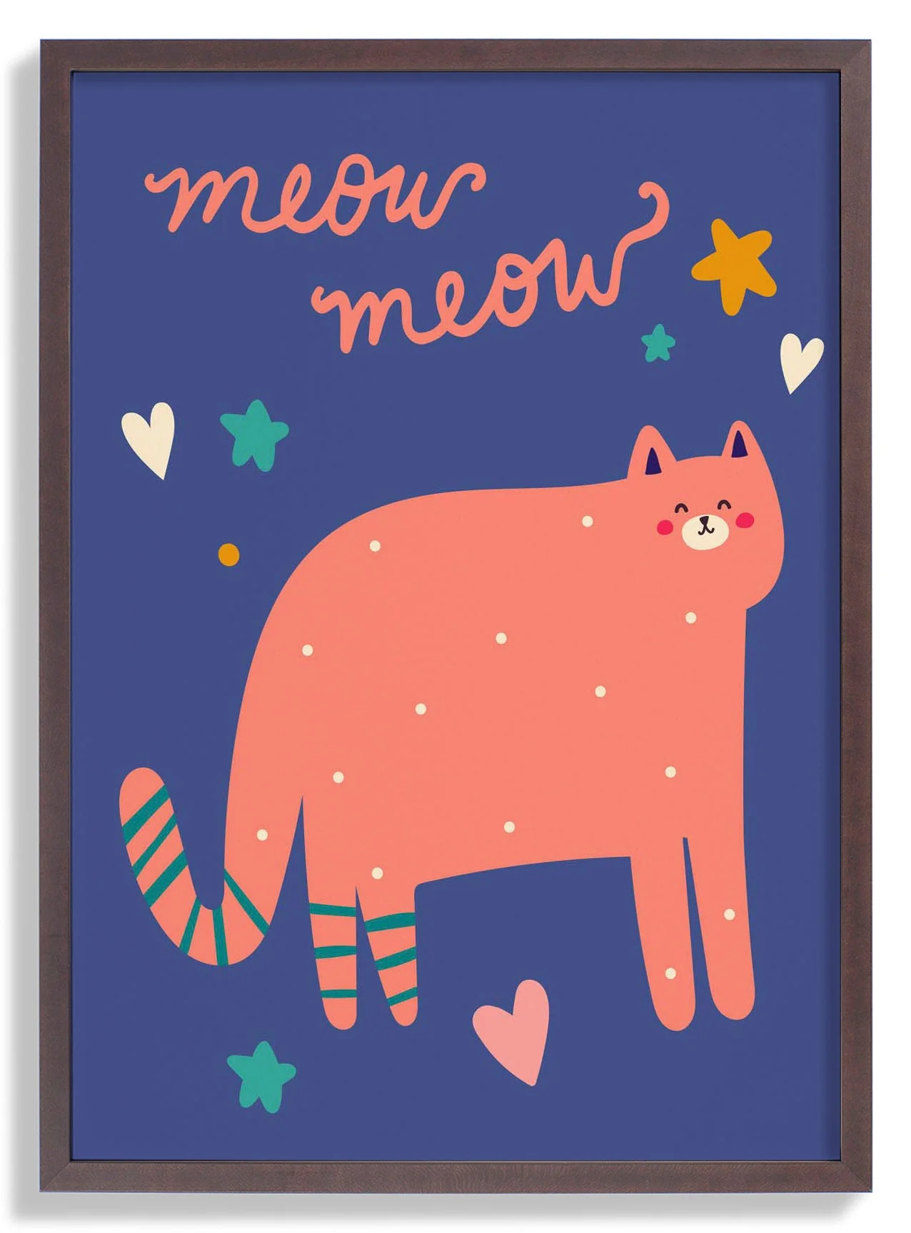 Glückliche Katze