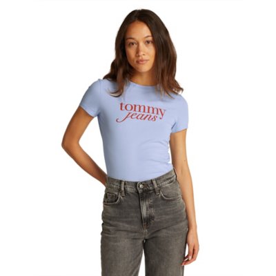Tee-shirt à manches courtes femme Tjw Slim Essential Logo TOMMY HILFIGER