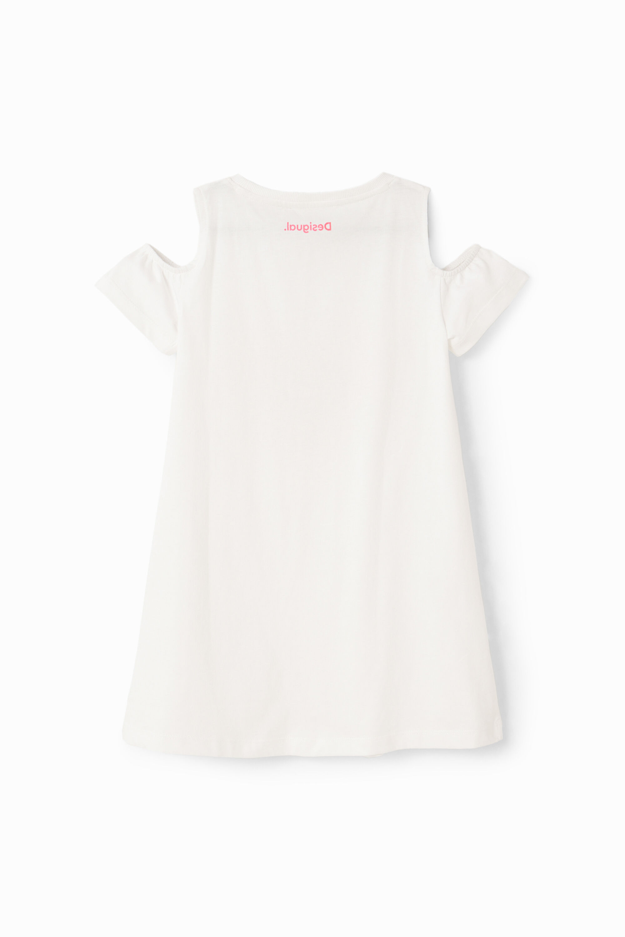 Robe t-shirt découpes cœur