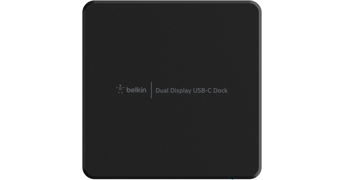 BelkinUSB-C dockingstation met twee monitoraansluitingen  (Zwart)