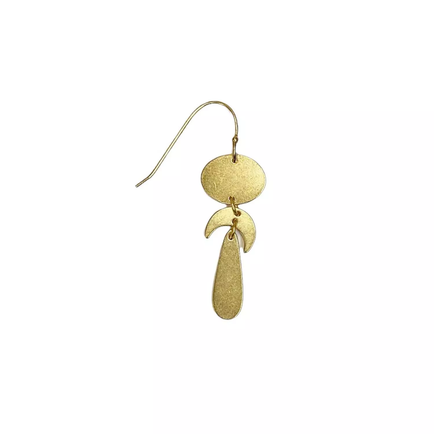 Pico Clarice Ørering Single 24 kt. Forgyldt Sølv P01027