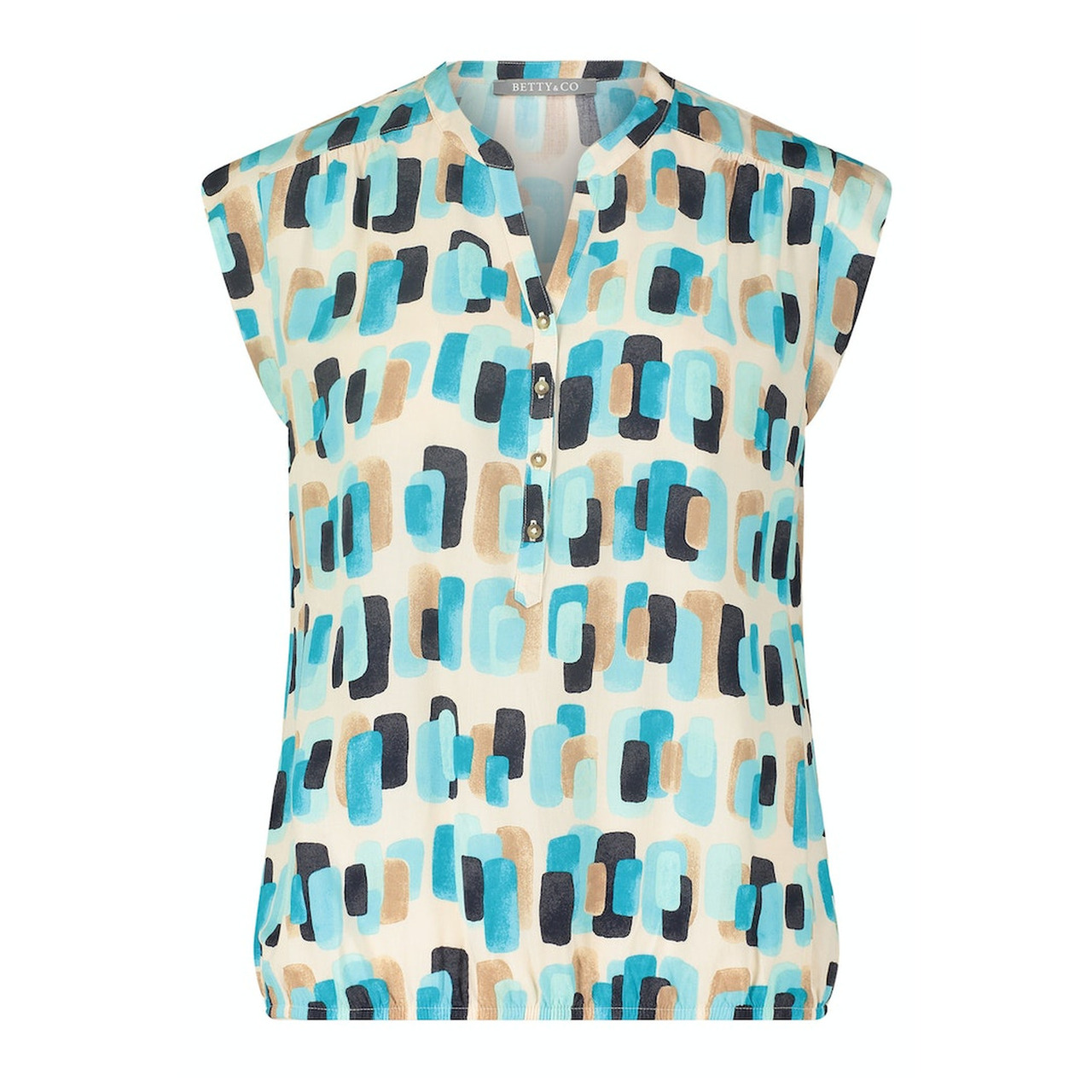Betty & Co Bluse Kurz ohne Arm