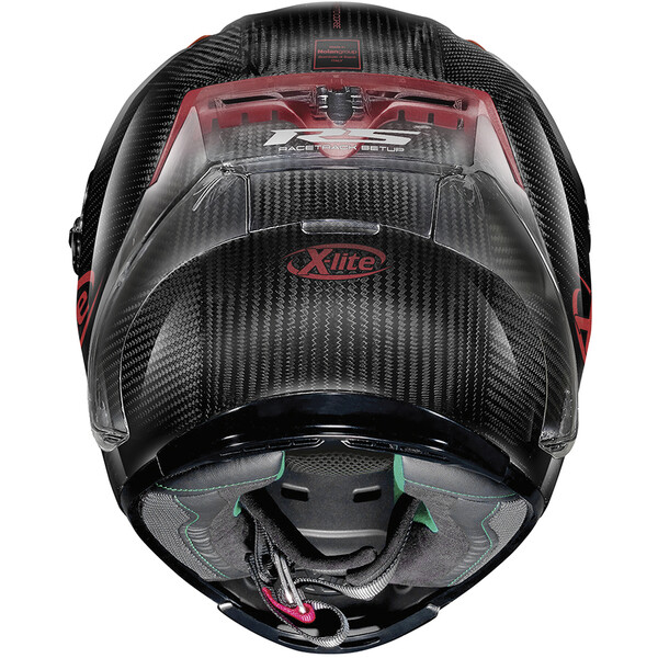 X-lite - Casque X-803 RS Ultra Carbon Iridium Edition Noir / Rouge