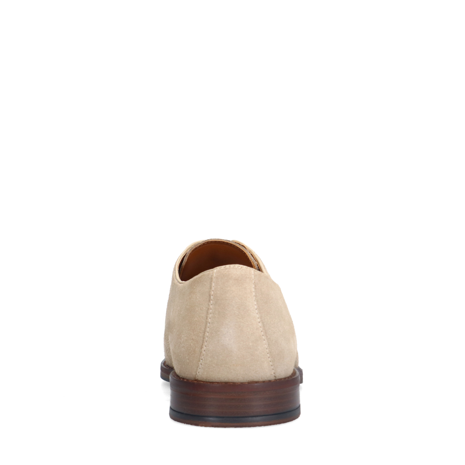 Taupe suède veterschoenen