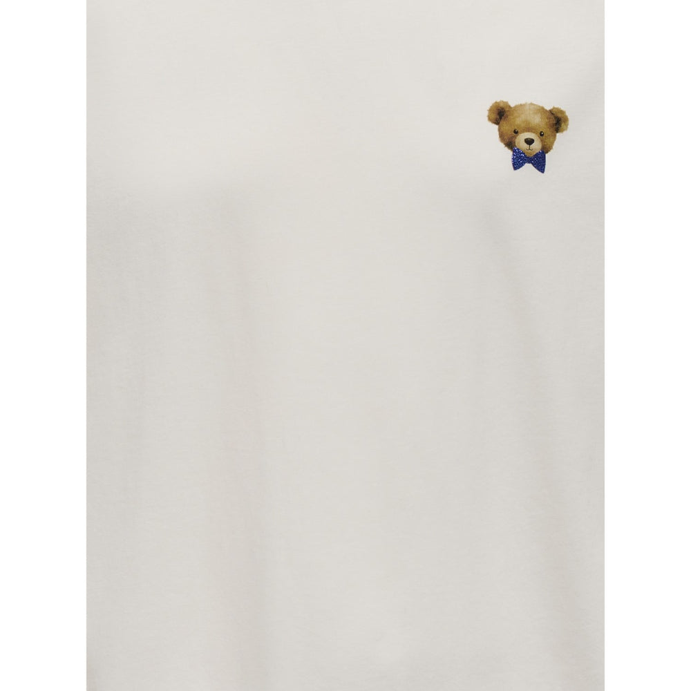 Køb kids ONLY Cloud Dancer Teddy Blue Glitter Rosita Oversize T-Shirt