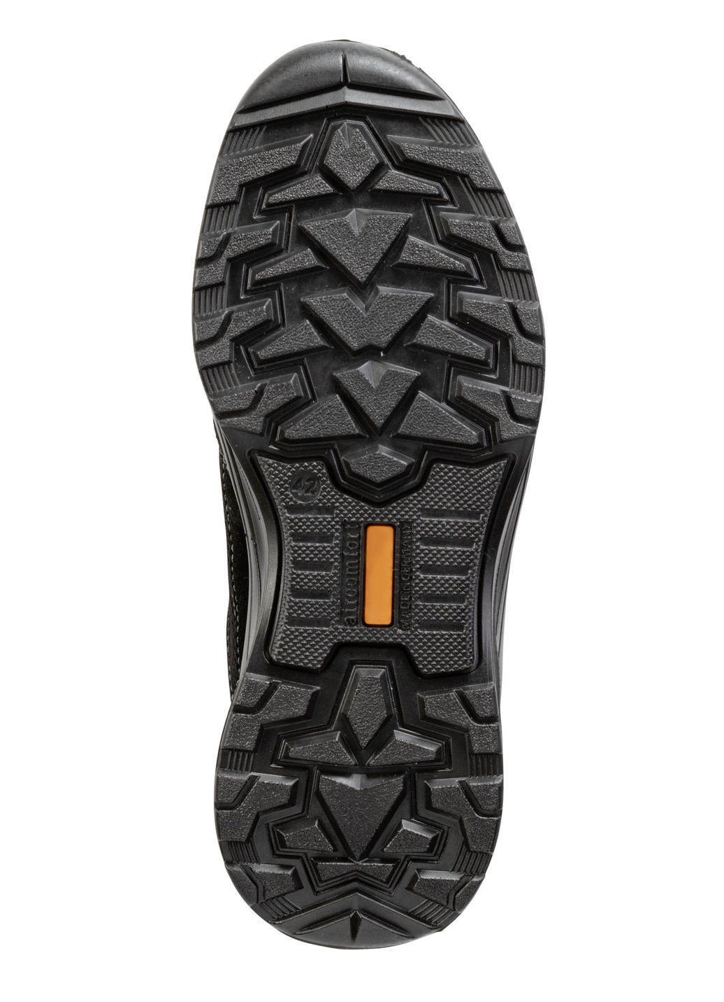 Schnürschuh aus Veloursleder und Textilmaterial