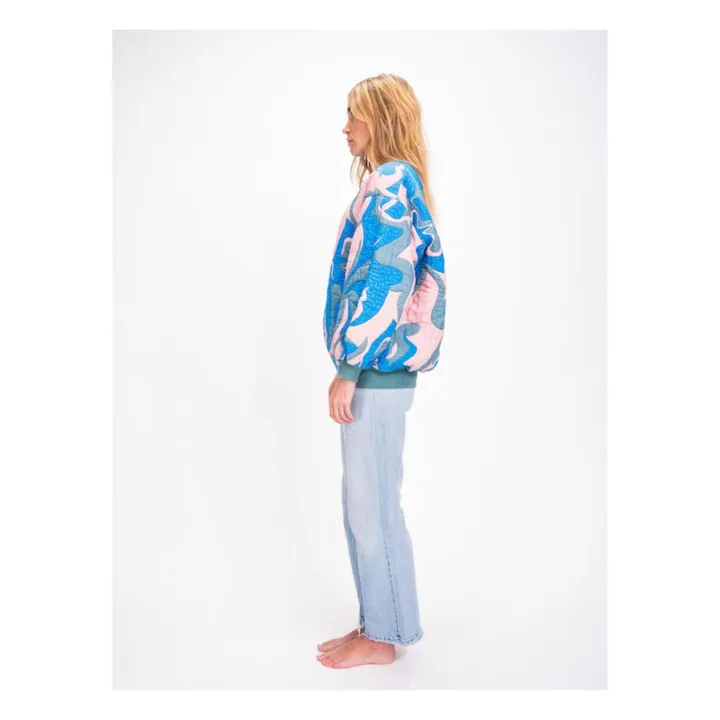 Virginie de Vinster Blouson Matelassé Sukka | Bleu