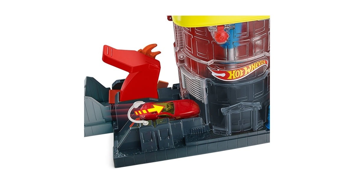 Hot WheelsSuper City Fire House Rescue Play Set Racebaan