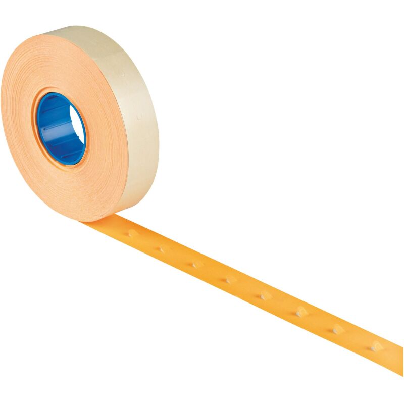 Etiquette 18 x 16 mm Sato Duo 16 orange fluo - Rouleau de 1500
