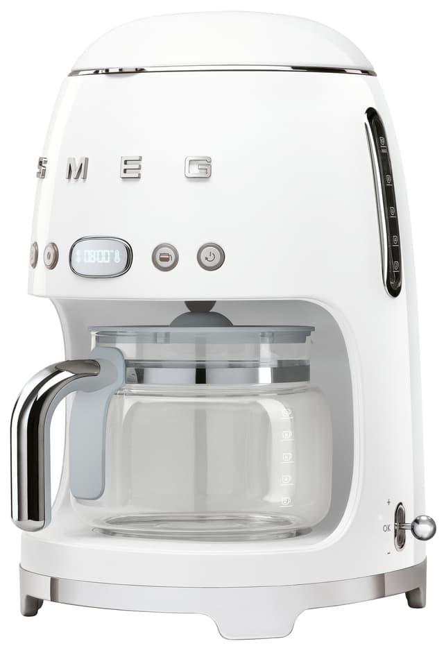 Smeg 50's Style kaffemaskine DCF02WHEU (hvid)
