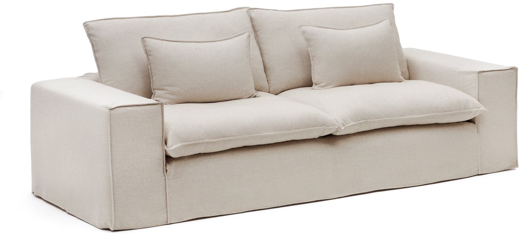 Kave Home Anarela Beige 3-Zitsbank