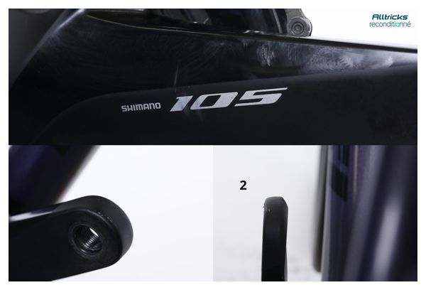 Vélo de Route Massi Team Race Shimano Tiagra 10V 700mm Violet 2023 - Produit Reconditionné