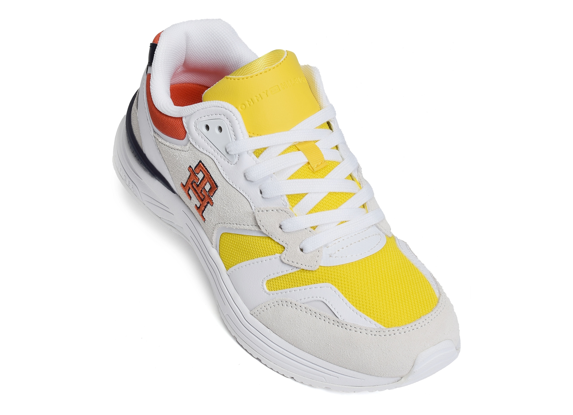 Modern prep sneaker mix 4498 blanc multicolore