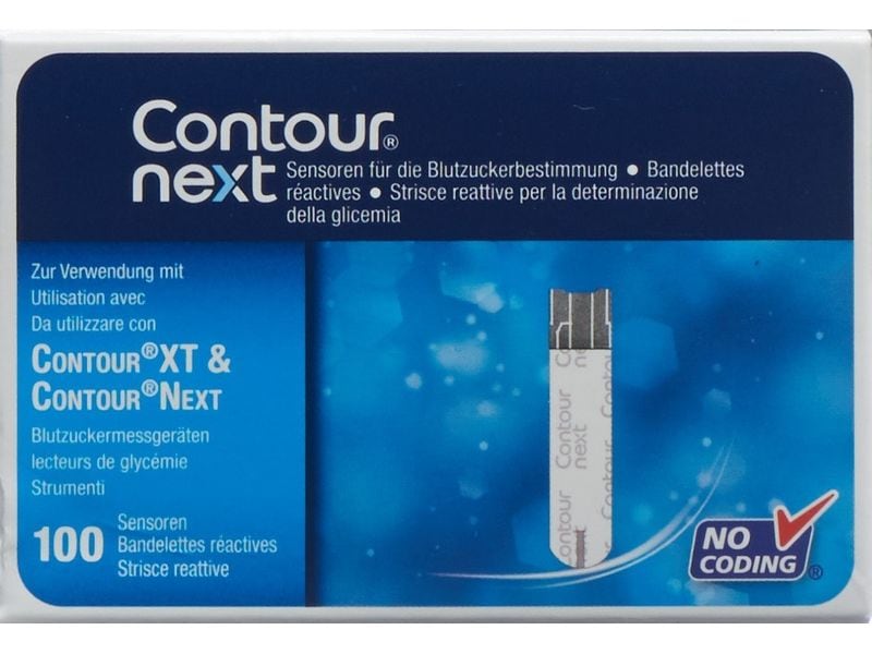 Contour next Sensoren 100 Stück Teststreifen
