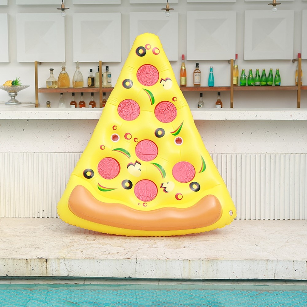 (180cm) Grosse Aufblasbare Wasser Luftmatratze Liegesofa Badeinsel - Pizza