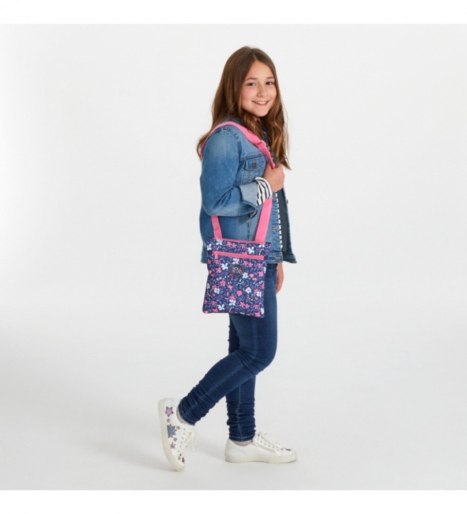 Bolsa de Ombro Roll Road Spring - 24x20x0,5cm - Azul Marinho