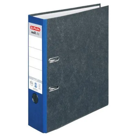 Herlitz Ordner maX.file nature A4 8cm blau