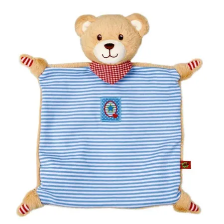Die Spiegelburg Schnuffeltuch Teddy BabyGlück, blau