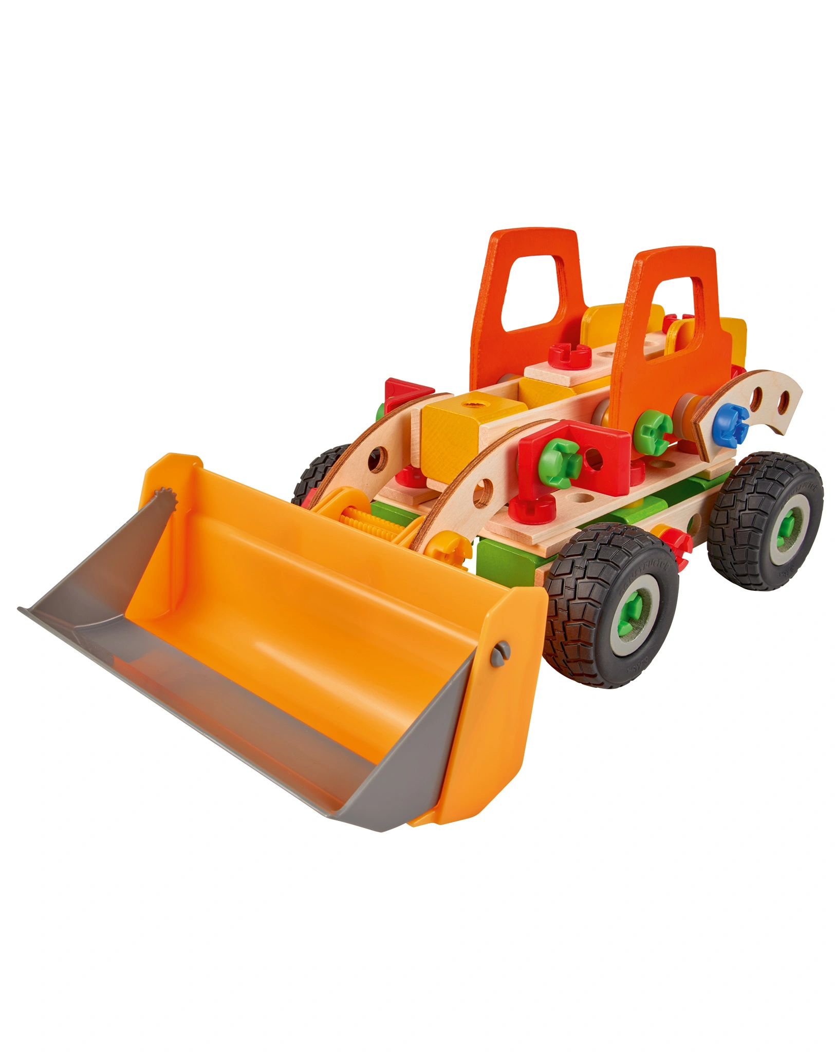 Holz-Radlader CONSTRUCTOR 140-teilig