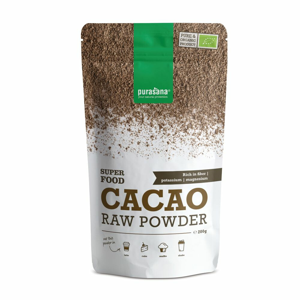 3x Purasana Superfood Cacaopoeder Bio200 gr