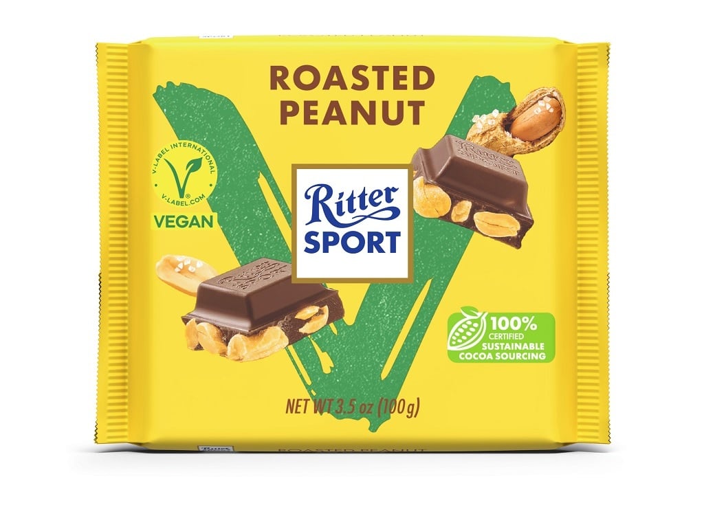 CHOCOLATE RITTER SPORT AMENDOIM TOSTADO VEGAN 100 G