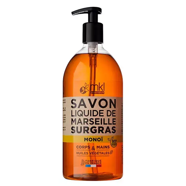 Sabonete Líquido de Marselha Monoi MKL Green Nature 1L