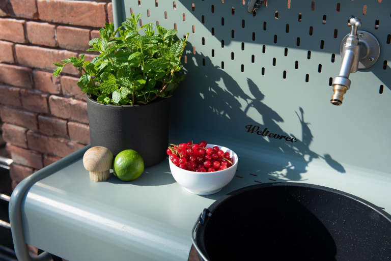 Weltevree Waterworks buitengootsteen wasbak tuin accessoire