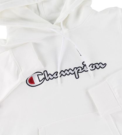 Champion Fashion Hoodie - Weiß m. Logo
