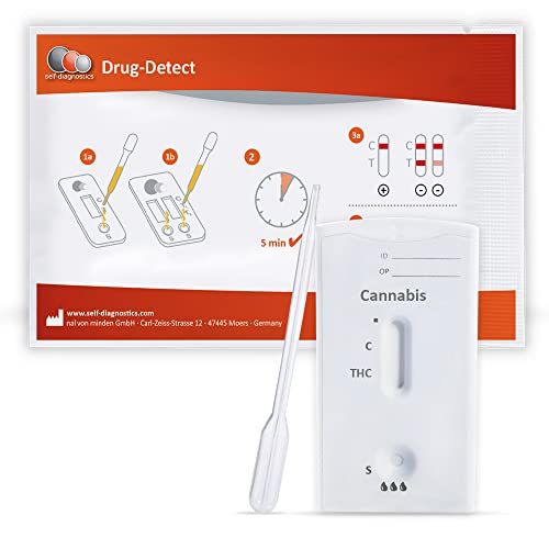self-diagnostics Cannabis (THC) 50 ng/ml Drogentest Kassette