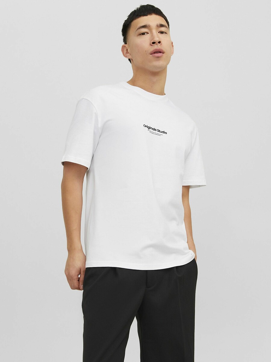 JACK & JONES<br>Camiseta com hals redondos e logotipo