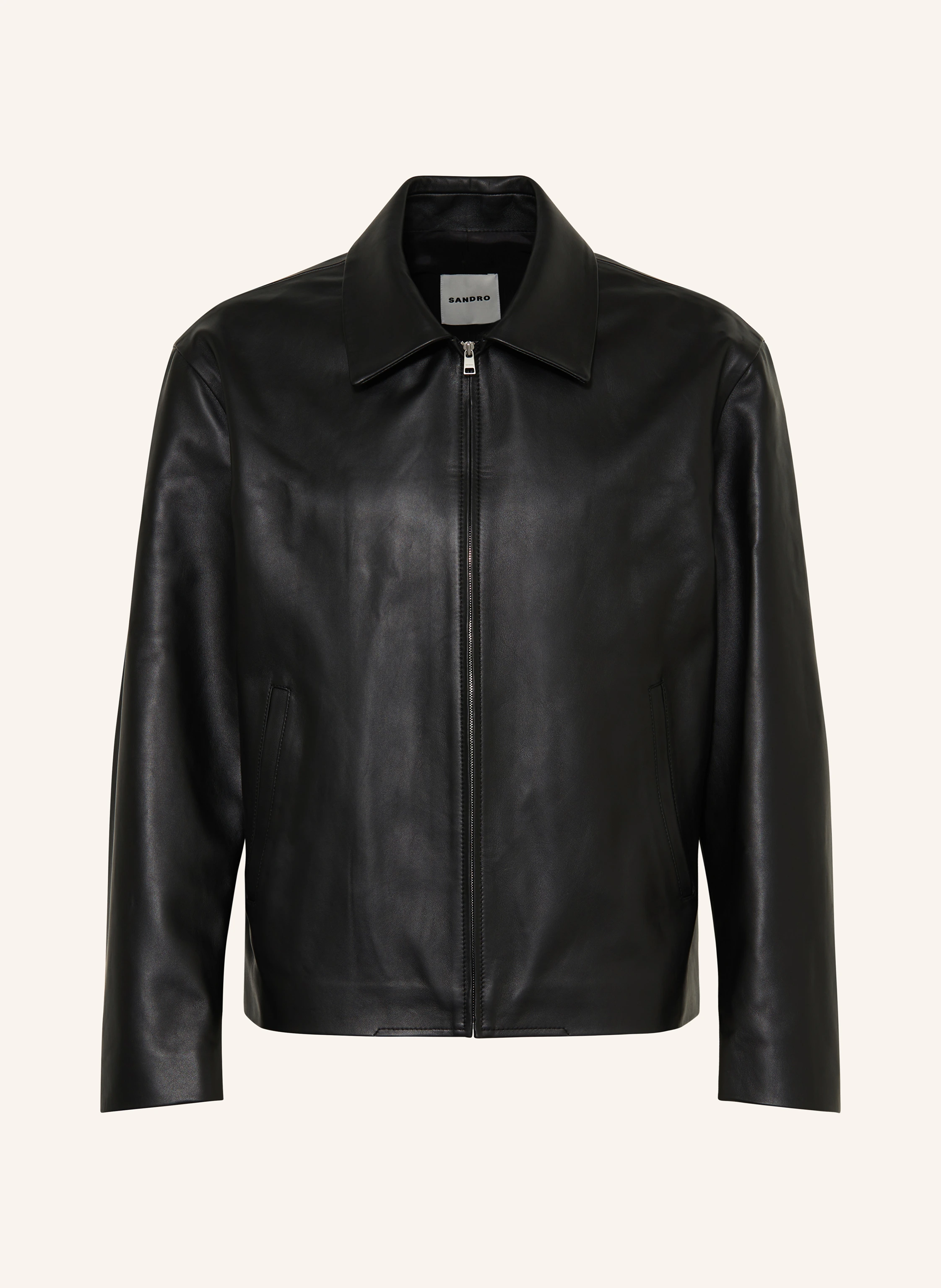 SANDRO Lederjacke