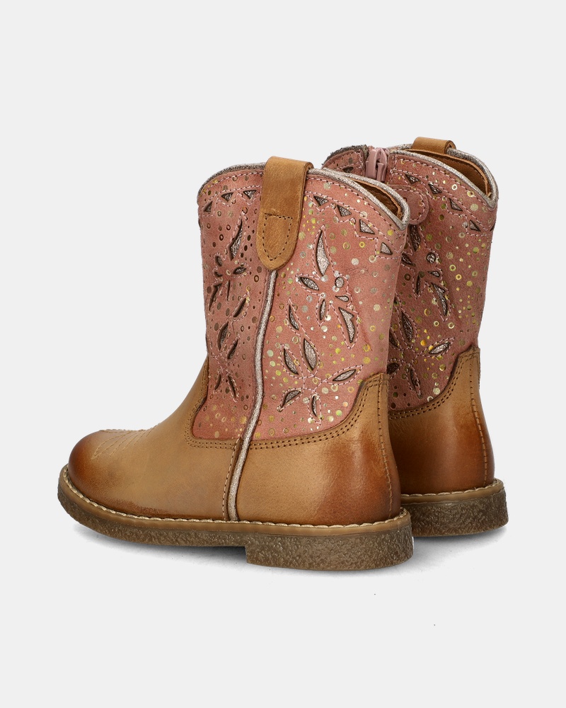 Nelson Kids Cowboylaarzen  - cognac