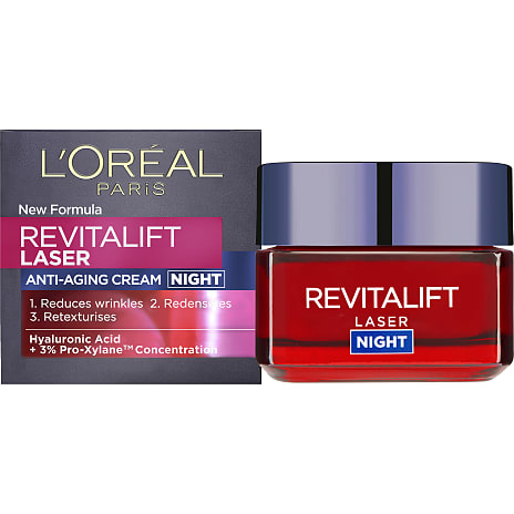 Anti-age natcreme m. hyaluronsyre og pro-xylane